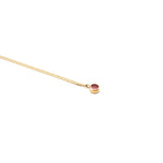 Lade das Bild in den Galerie-Viewer, Goldkette mit Turmalin rot-rosa
