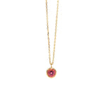 Lade das Bild in den Galerie-Viewer, Goldkette mit rot-rosa Turmalin
