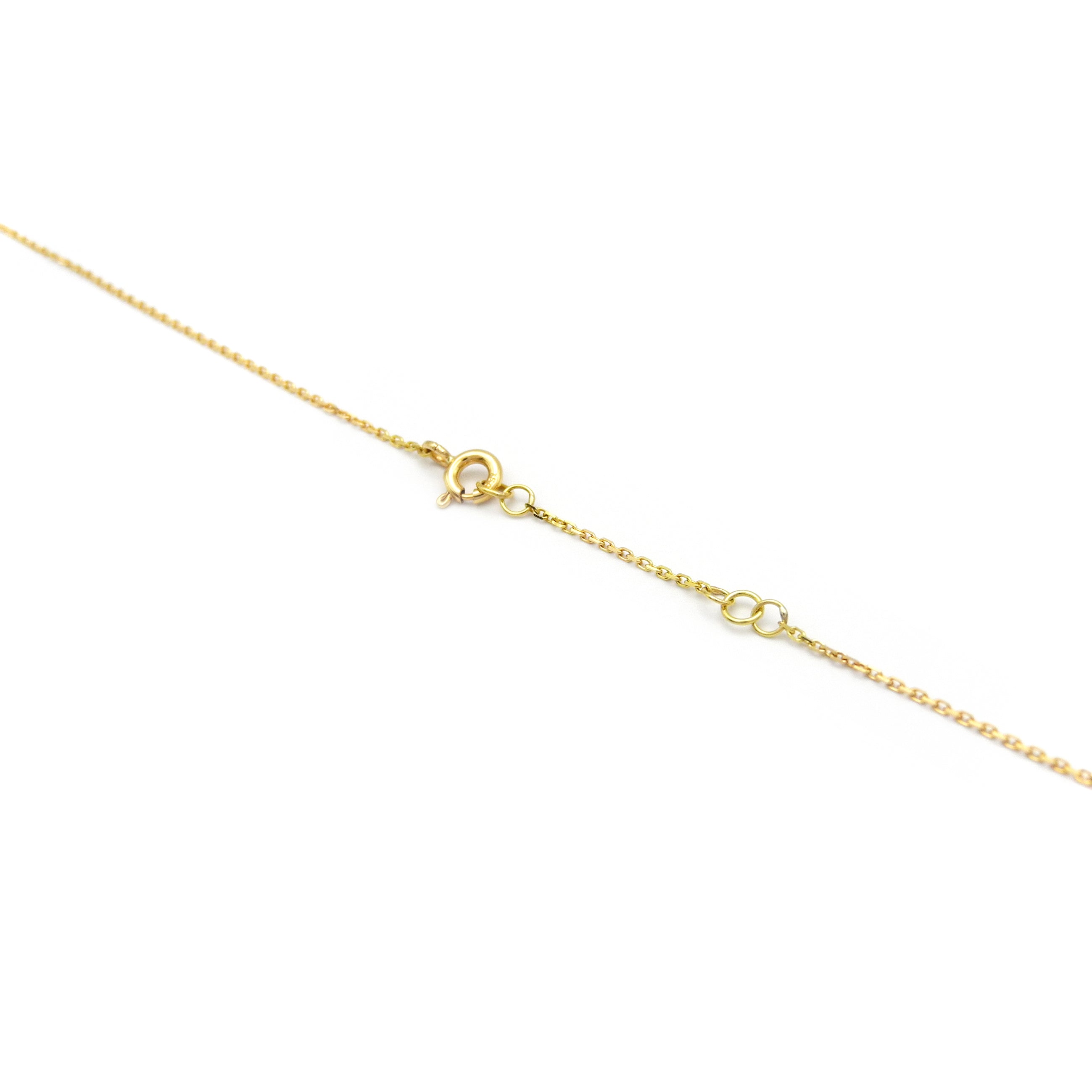 Goldkette mit rosa Turmalin