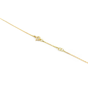 Goldkette mit rosa Turmalin