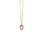 Lade das Bild in den Galerie-Viewer, Goldkette mit rosa Turmalin
