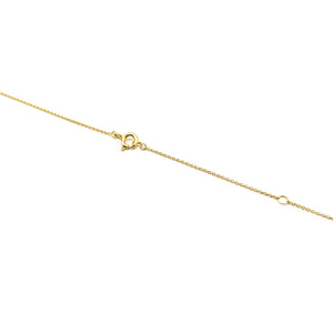 goldene Kette mit zwei Ringen